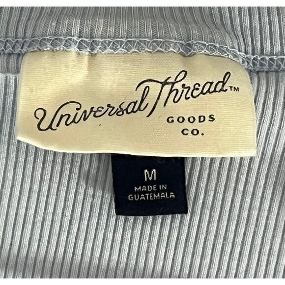 Universal Thread Baby Blue Ribbed Scoop Neck Tank Reg Size Medium - Picture 3 of 6